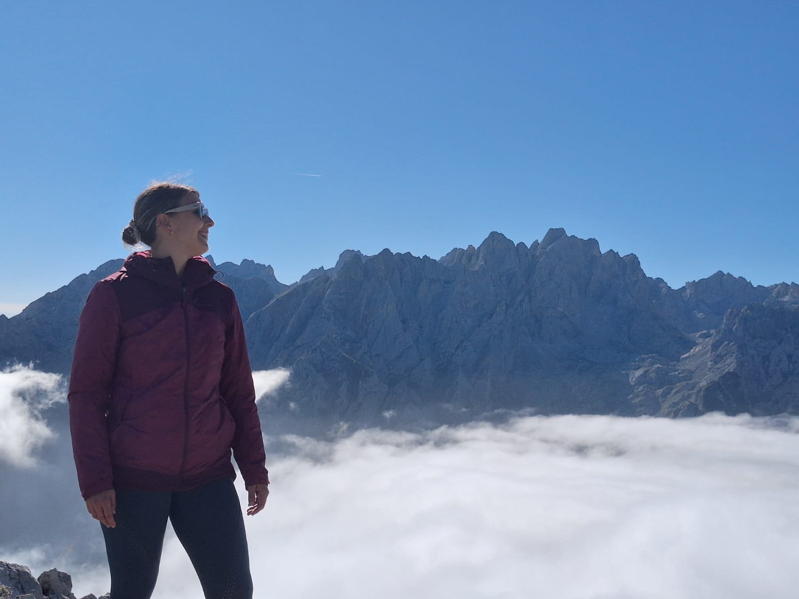 Sandra en la montaña